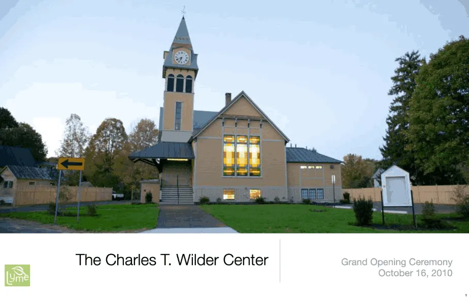 Wilder Center Grand Opening, slide 1